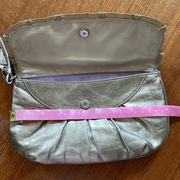 Gold Coach wristlet clutch - Picture 6 of 8